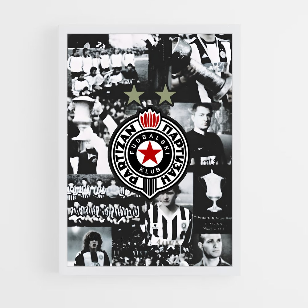 Poster Partizan Grooves – affiche Basketball (vue 3)